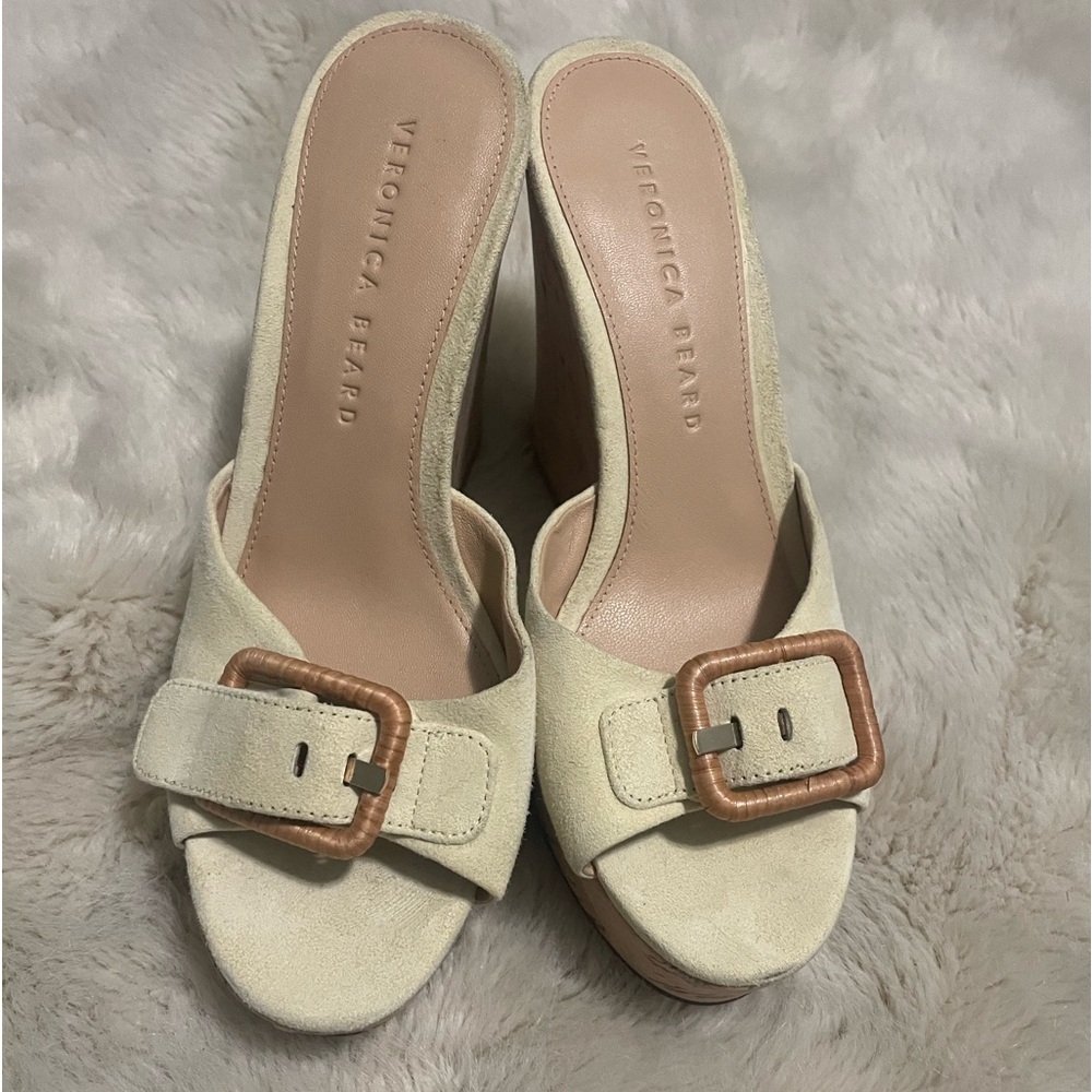 Veronica Beard Wedge Sandals - Picture 2 of 5